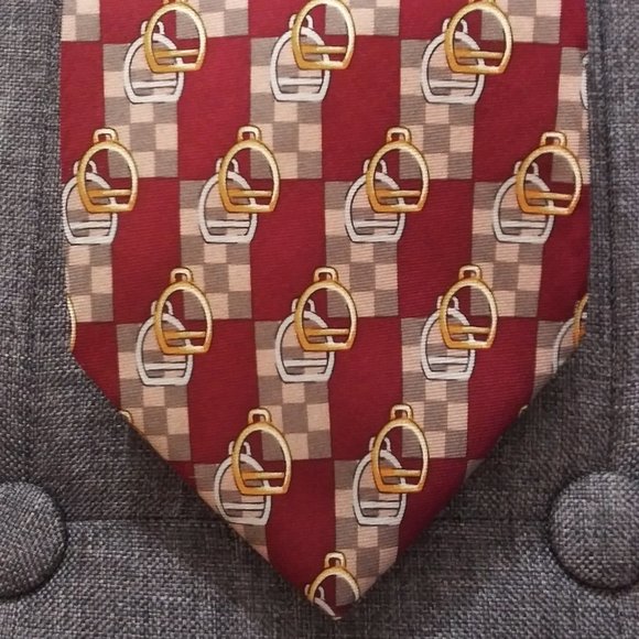 Gucci  100 % SilkTie Horsebit - Picture 1 of 6